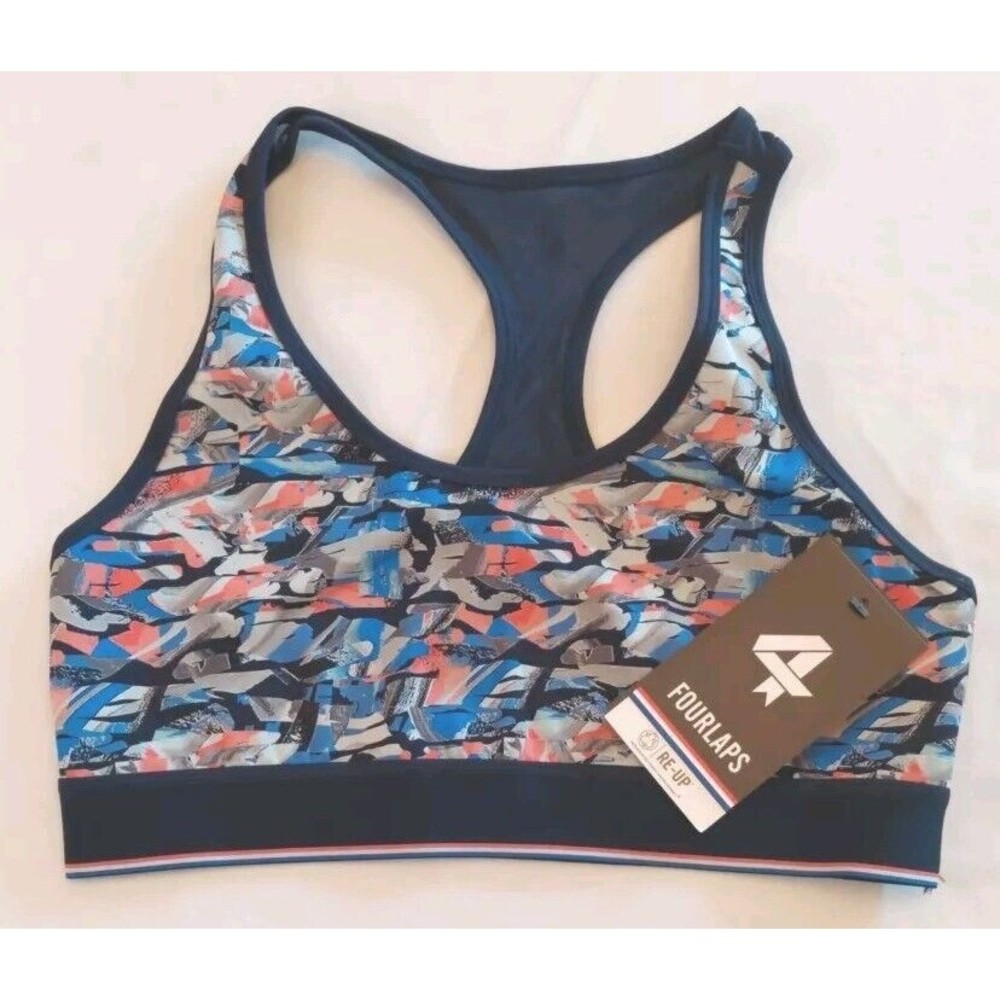 Fourlaps Circuit Sports Bra SZ M Fitness Workout Running Yoga Athleisure 4 Laps